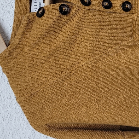 Madewell Textture & Thread Long Sleeve Mustard Top; Size XXS - Picture 3 of 8